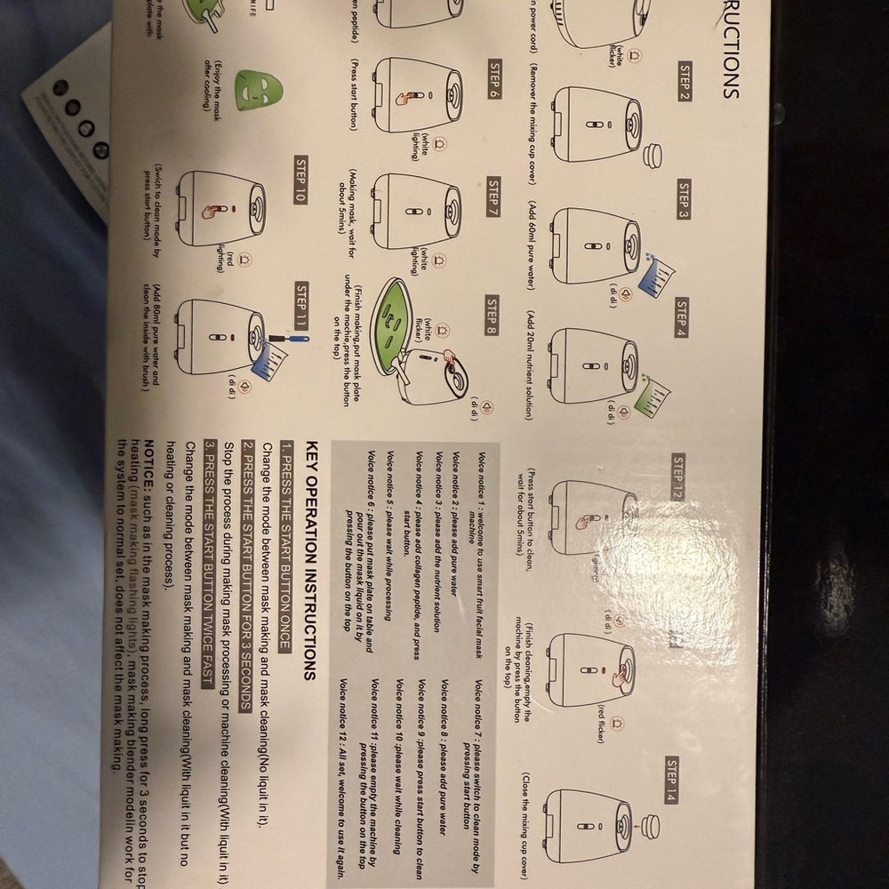 White Facial Mask Machine - Picture 10 of 10